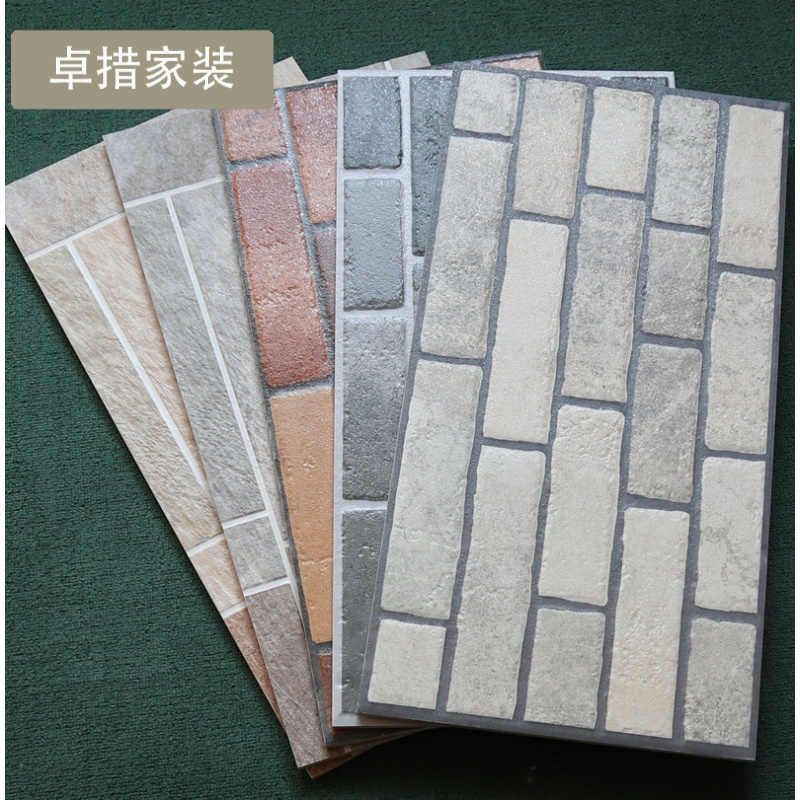 仿古文化石瓷砖300X600酒吧背景墙红砖厨房卫生间阳台复古外墙砖壹德壹