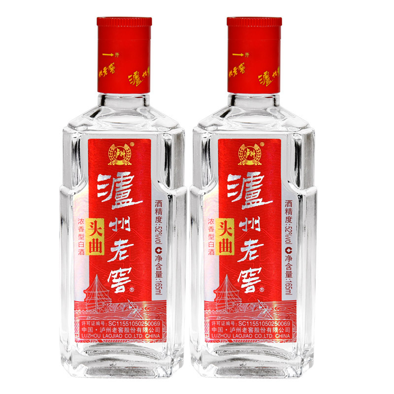 泸州老窖 头曲 52度 165ml*6套盒装 浓香型白酒