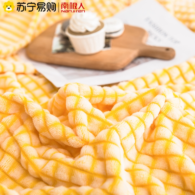 南极人(NanJiren)牛奶绒毯 魔法绒毛毯加厚法莱绒水晶绒宝宝绒 剪花绒