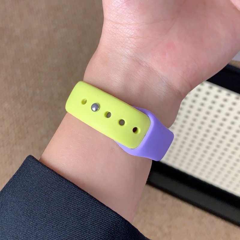 适用于小米手环10表带9/8可爱表带一体式硅胶磁吸系列7/6/5/4/3NFC版腕带独特工字硅胶磁吸通用10代3264高清大图