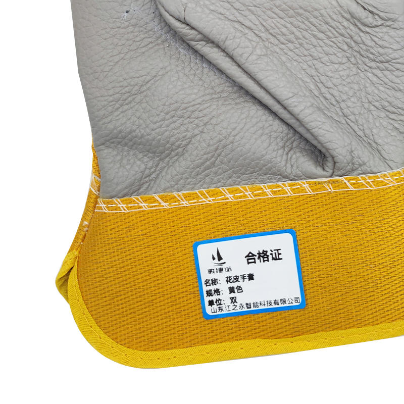 骏捷诺花皮手套黄色/双高清大图