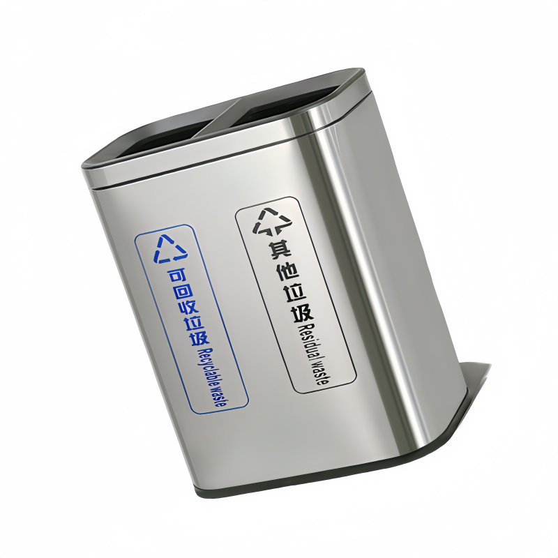 无盖直投垃圾桶高清大图