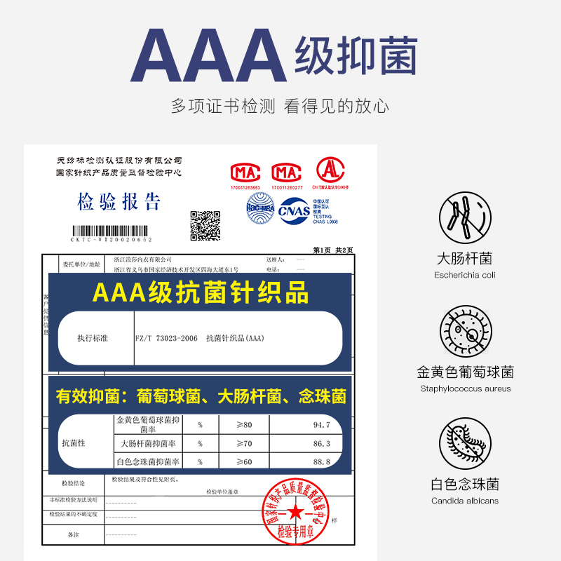 浪莎男士内裤男纯棉四角裤石墨烯夏季大码宽松透气平角短裤衩高清大图