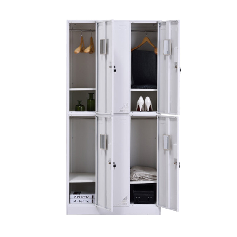 臻远 ZY-GYGC-16拆装更衣柜窄边储物柜 纯白色六门高清大图