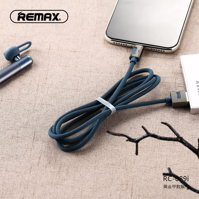 REMAX 苹果数据线 lighting 接口iphone xs 8P手机通用充电线 2.4A 白色