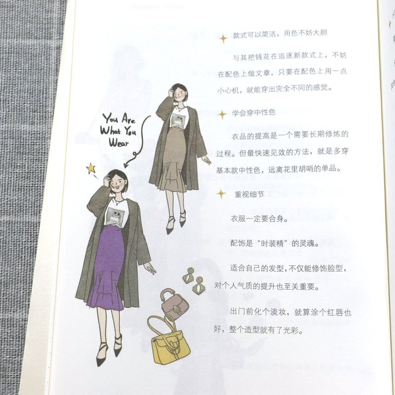 [正版] 今天也要认真穿 黎贝卡著儿力力绘新书讲述穿搭职场生活情绪等内容书籍爱美也是生产力