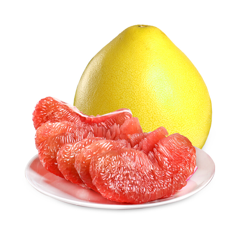 海南蜜柚 红心柚子 红肉柚子 1个装2斤左右 香甜多汁 果肉饱满 皮薄