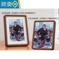 敬平高级感原摆台定制简约画像框装裱洗照片做成宝宝相框挂墙 黑胡桃（默认照片满屏 要留白边联系客服 定制任意尺寸每米单价包