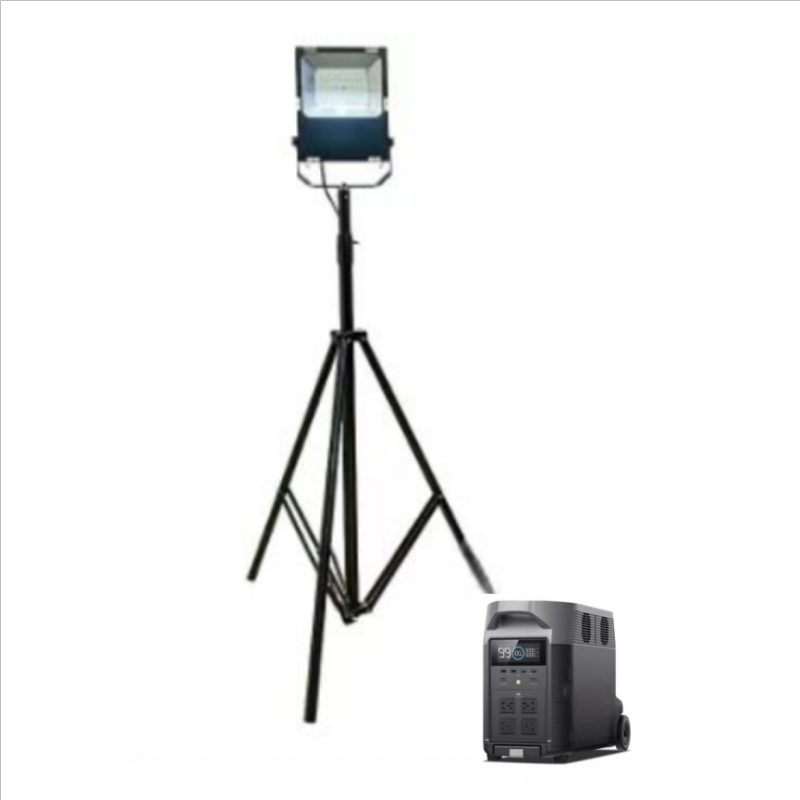 炽翼便携式移动电源储能工作灯CHY-DY300黑色 待