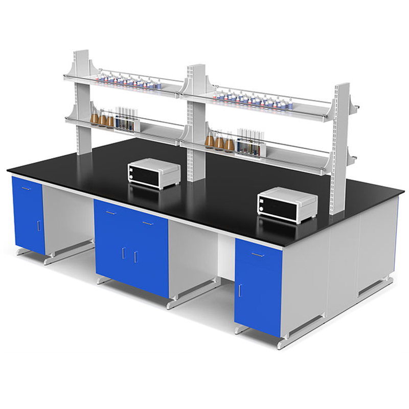 烁恒实验桌钢木3.6m台高清大图