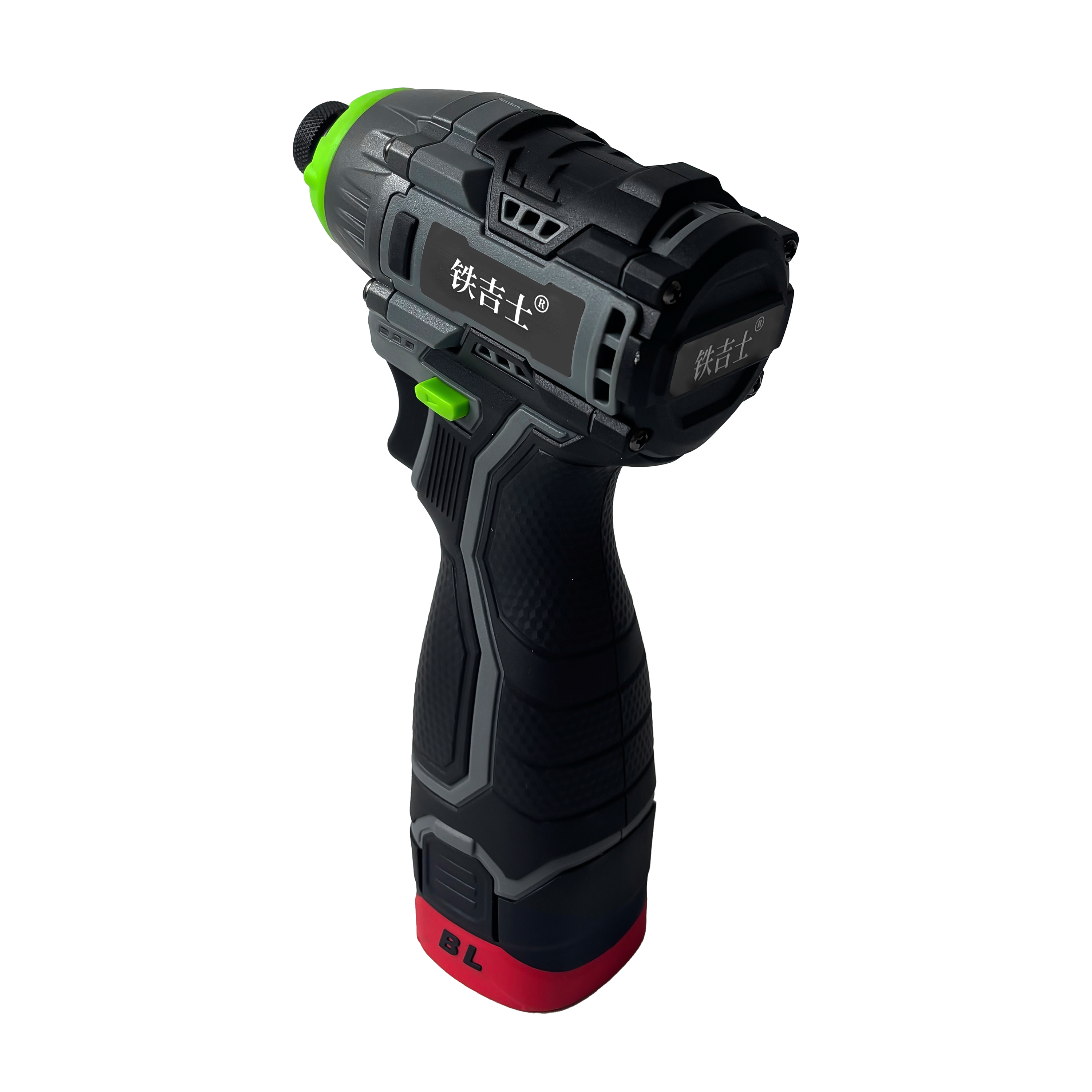 铁吉士 无刷起子机 电锂手枪钻 两电一充 套高清大图