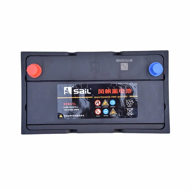 鸿行 风帆汽车电瓶蓄电池 95D31L(6-QW-80) 适配奥迪宝马奔驰路虎 12V 80AH