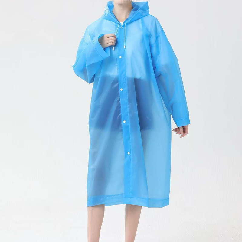 惠铁加厚透明长款一次性雨衣 PE 件高清大图
