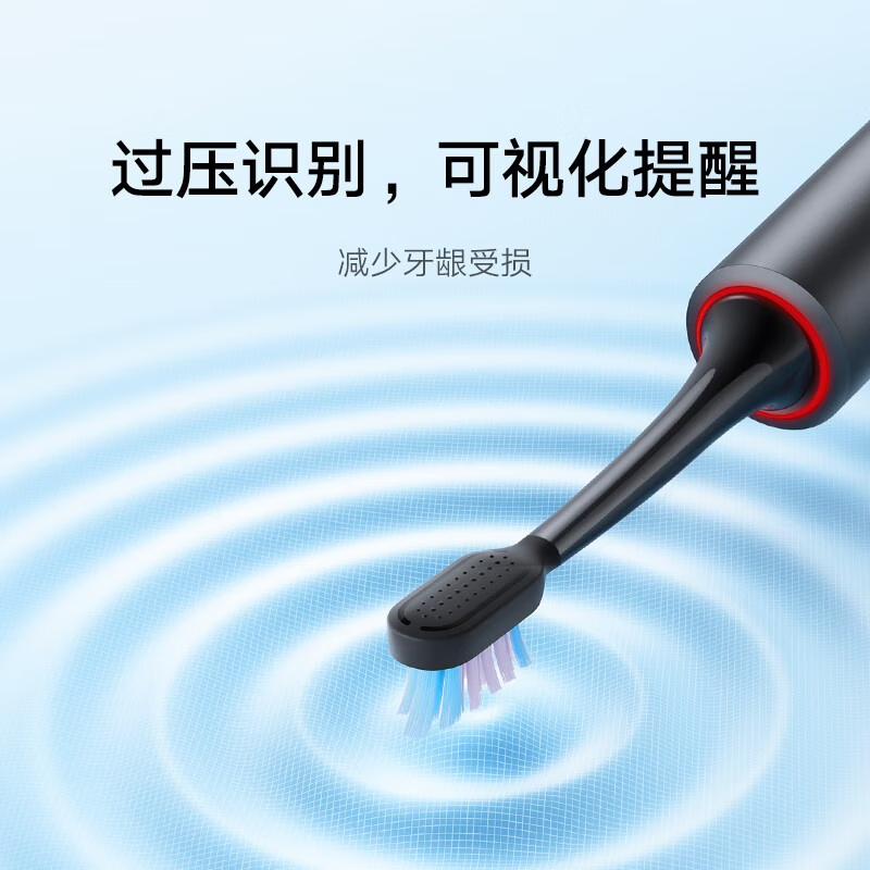 小米(mi)米家声波电动牙刷T501C成人款全自动充电式 4刷头套装高清大图