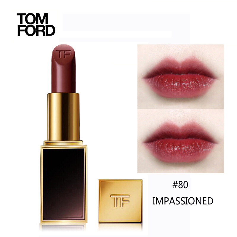 Tom Ford汤姆福特 黑管口红 TF#80#IMPASSIONED 红棕色 3g 滋润型