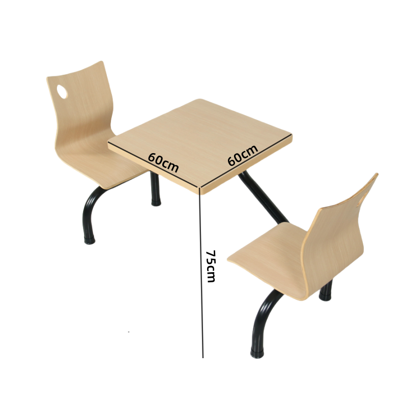 锁匠 连体餐桌椅60cm套高清大图
