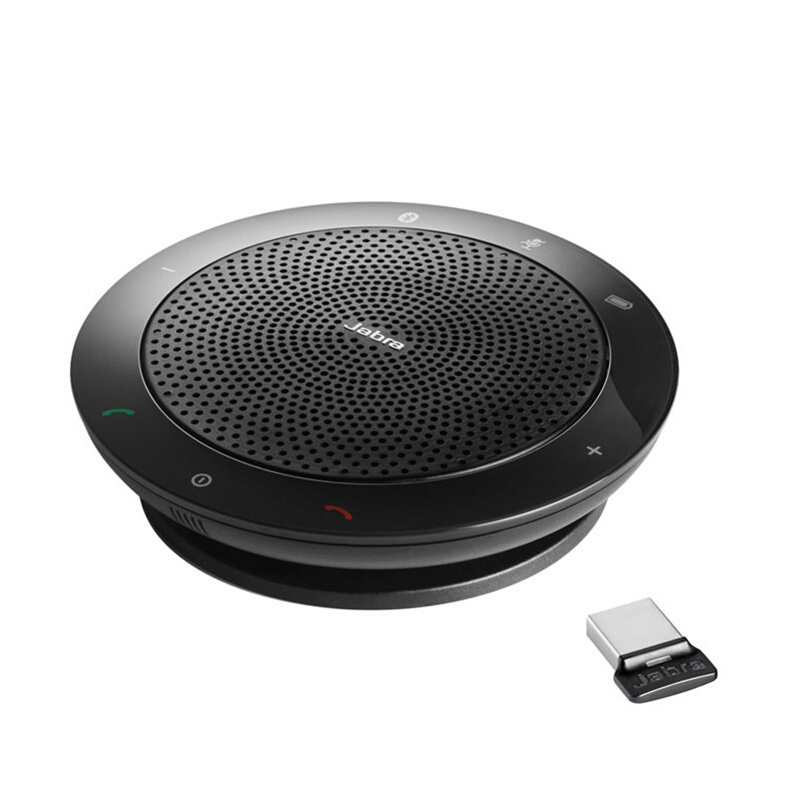 Jabra/捷波朗 Speak 510+适配器 UC版蓝牙音箱免提通话视频会议扬声器USB音响