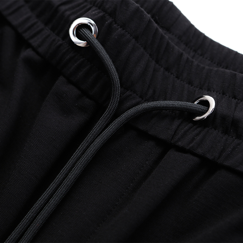 恒源祥桑蚕丝男士休闲运动服套装男短袖帅气搭配潮流冰丝男装夏装高清大图