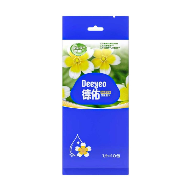 德佑卫生湿巾A版单片*10包*1提线下专供10提高清大图