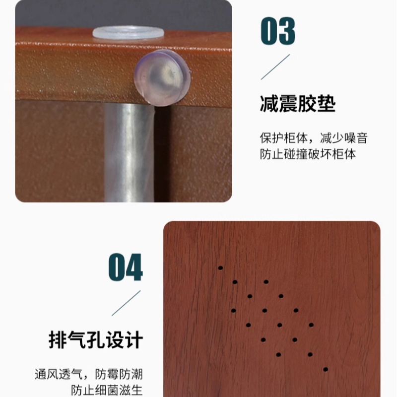 铭思达五门更衣柜97*45*185cm台高清大图