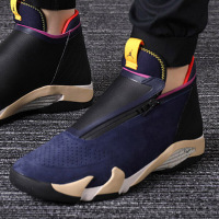 AIRJORDAN篮球鞋男2019春季新款拉链缓震实战战靴耐磨AJ运动鞋男鞋