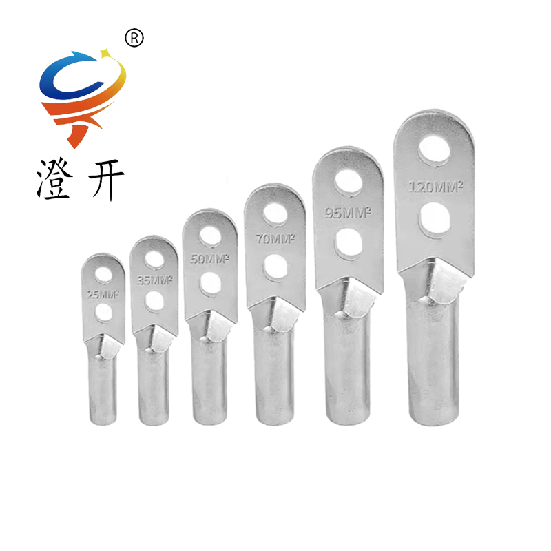 澄开 镀锡双孔铜鼻子接线端子 DTS-150平方/个高清大图