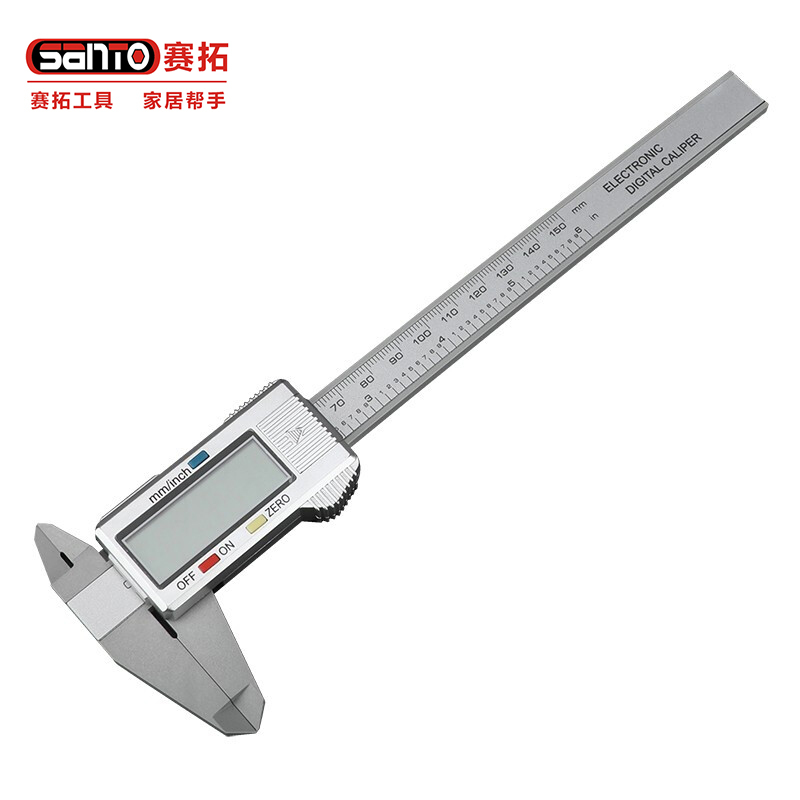 赛拓(SANTO) 高精度电子数显游标卡尺 测量工具 塑料表壳 150mm[3439]