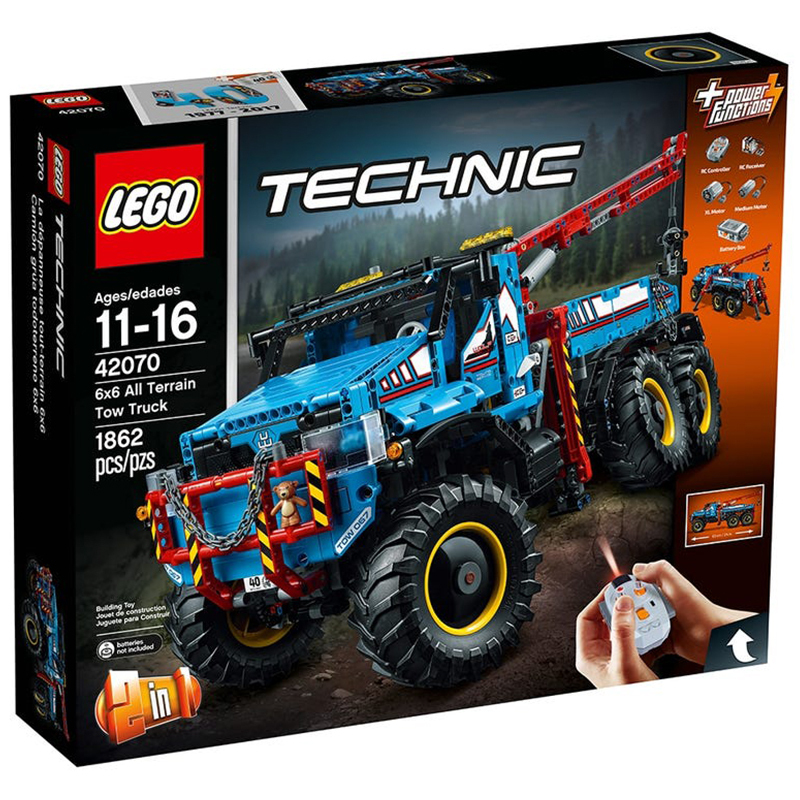 LEGO乐高 Technic机械系列拼插玩具 42070 6x6全地形卡车 乐高机械组
