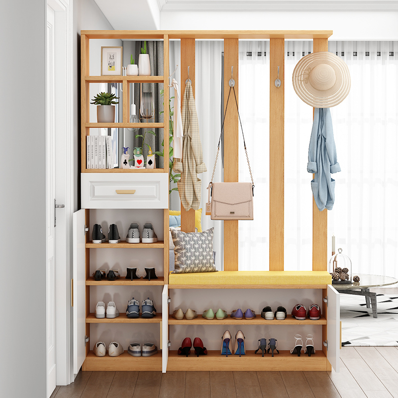 酒柜屏风柜鞋柜一体客厅现代简约小户型隔断柜装饰柜置物架玄关柜