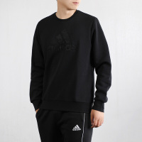 Adidas阿迪达斯男装新款运动服时尚休闲舒适透气防风针织卫衣套头衫EH3817 C