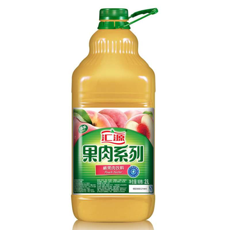 汇源pet桶装系列桃果肉2.5l