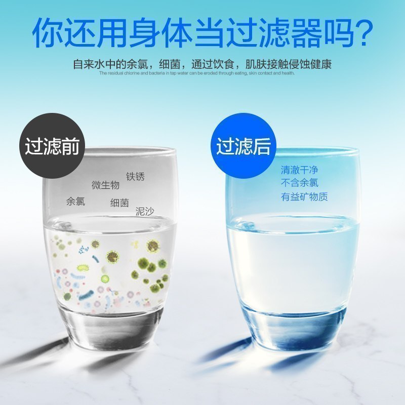 苏泊尔(SUPOR) SJL-C1(一机四芯)净水器家用 净水龙头 自来水前置净水器 过滤器净水器 一机四芯套装