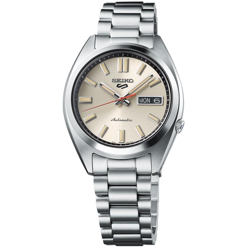 SEIKO/精工 5号系列手表 夜光指针双日历商务休闲防水中性自动机械腕表