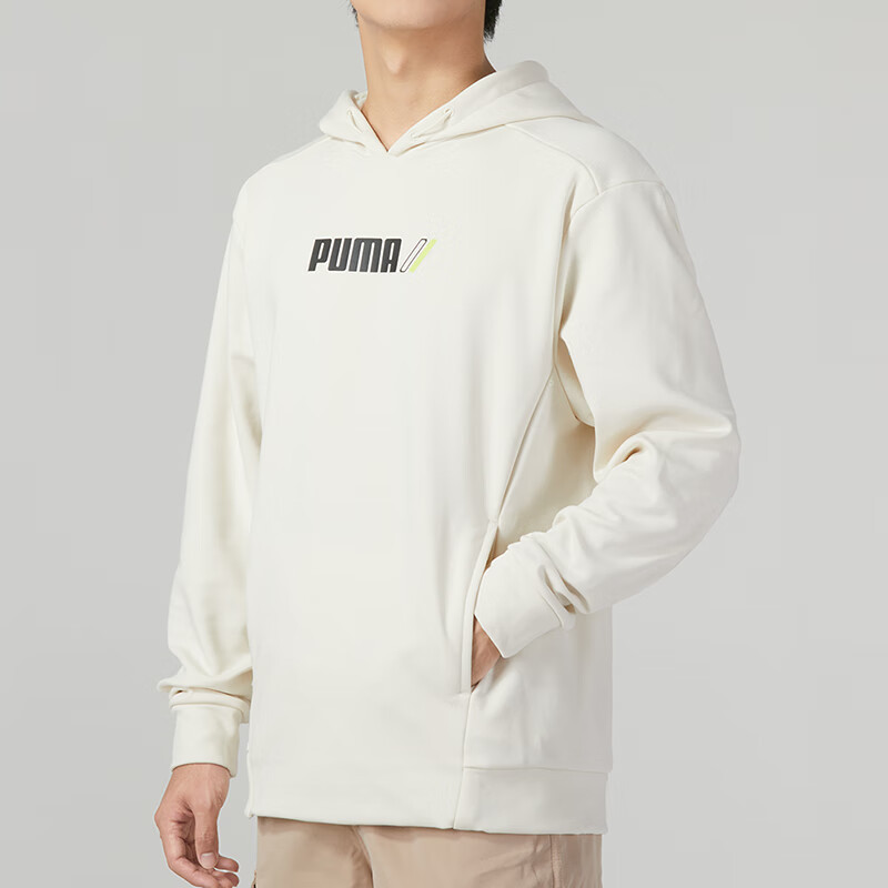 彪马(PUMA)男装 新款运动服跑步健身训练上衣舒适休闲连帽套衫时尚卫衣846547-73 ZP