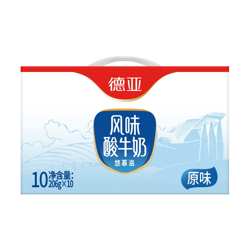 德亚(Weidendorf) 风味酸牛奶 206ml*10盒