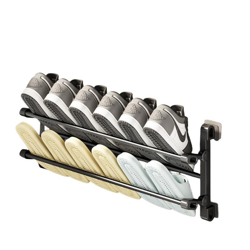 晨以橙 拖鞋收纳置物架 长65CM高清大图