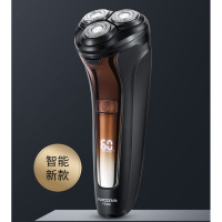 飞科(FLYCO)剃须刀电动男士刮胡刀充电式智能多功能官方旗舰店 胡须刀 黑色(标准套餐+3备用刀头+鼻毛修剪器)