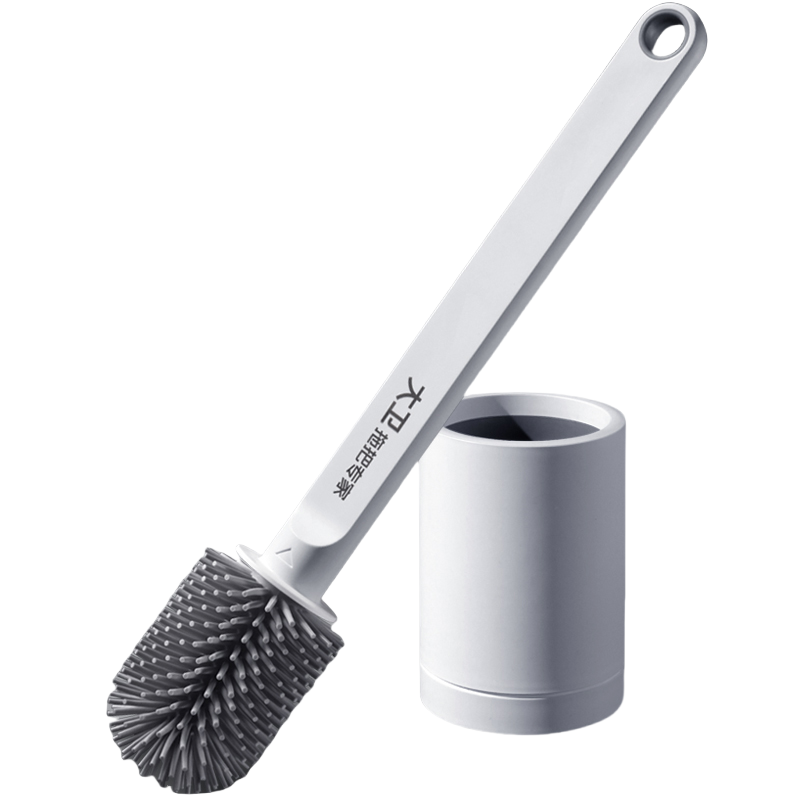 大卫拖把马桶刷子高品质硅胶无死角家用洗厕所卫生间清洁神器长柄洁厕套装 大卫拖把H1马桶刷