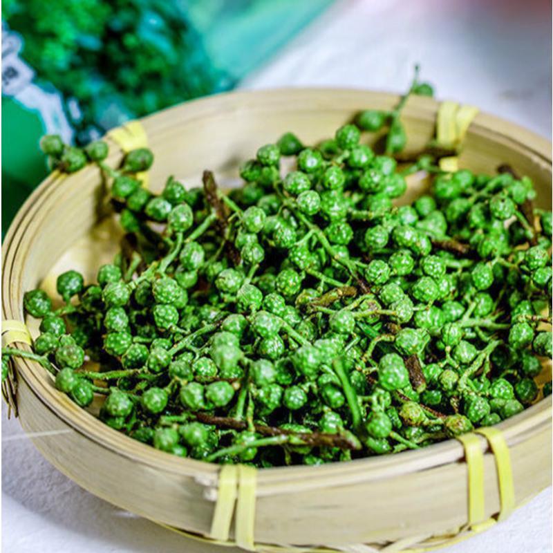 赛卡伊重庆江津新鲜青花椒粒保鲜花椒藤椒现摘特麻特香花椒四川特产