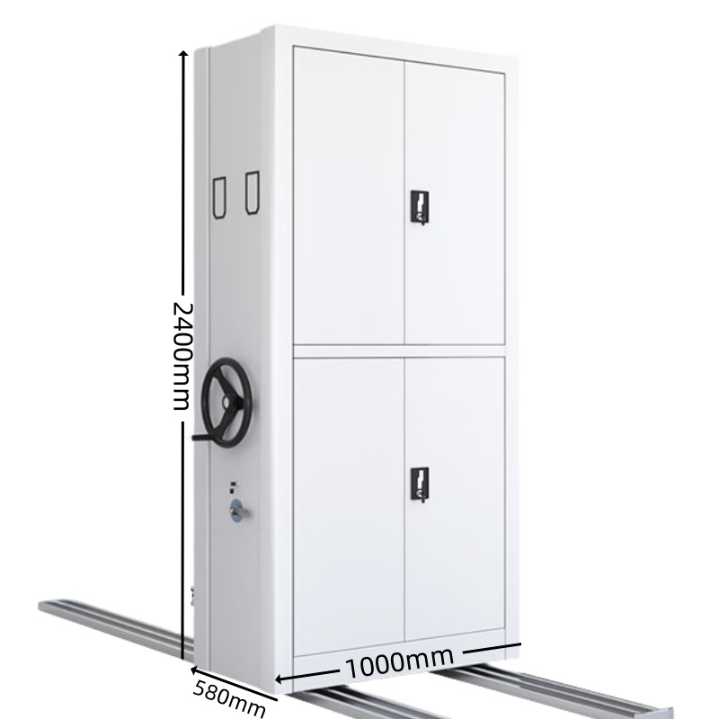 凌迪星手摇密集架1000*580*2400mm组高清大图