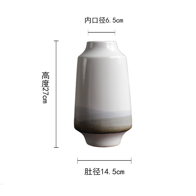 纯手工陶瓷新中式欧式创意客厅电视柜玄关样板间博古架摆件 三维工匠 单个中号高清大图