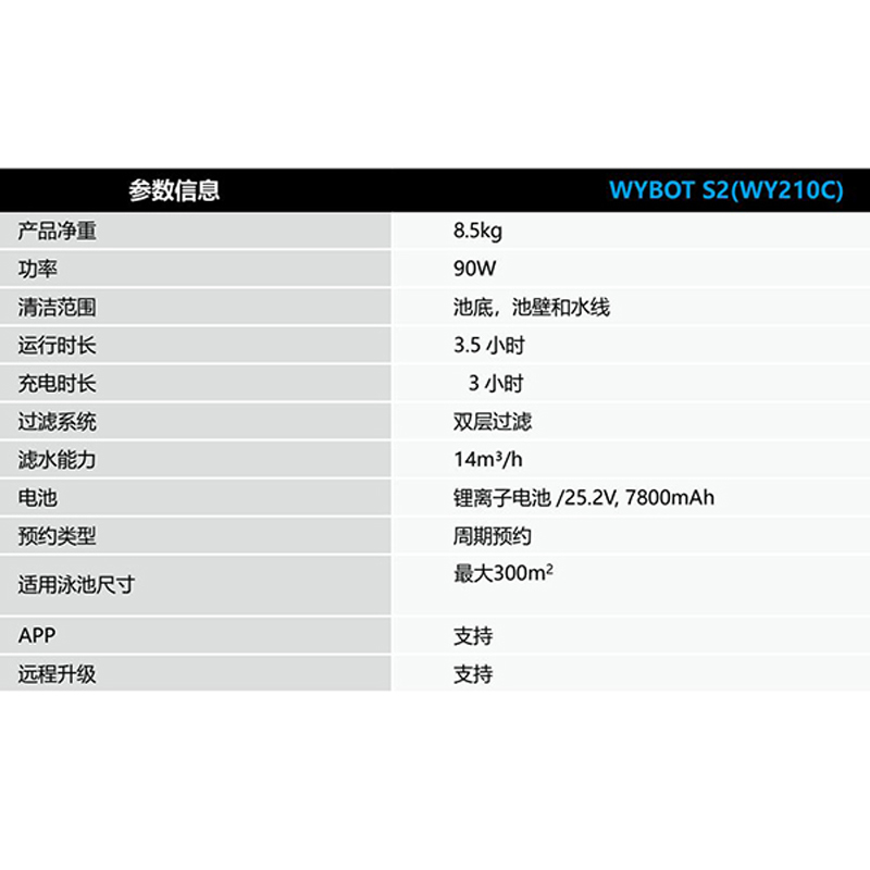 winny 威尼S2游泳池全自动无线吸污机水龟池底吸尘器水下清洗机器人