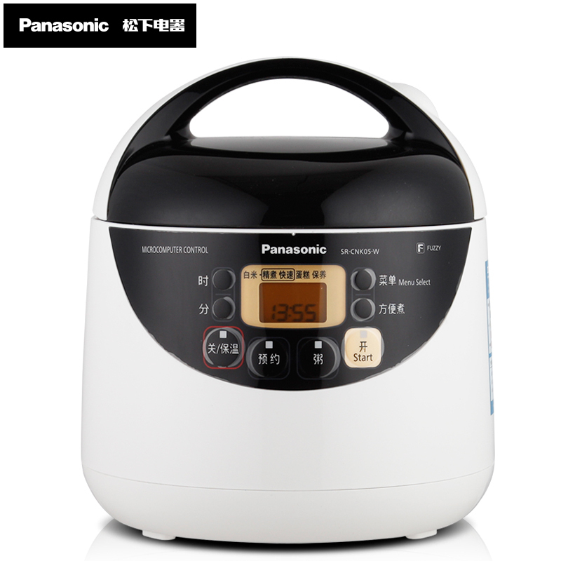 松下（Panasonic）电饭煲 SR-CNK05-W 1.5L/升（对应日标0.54L） 微电脑 迷你型 不沾涂层高清大图
