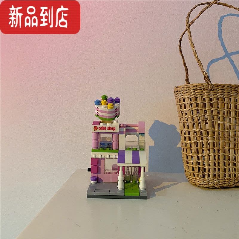 真智力*漂亮的小姨妈*韩国ins可爱少女拼插积木迷你积木diy礼物摆件图片