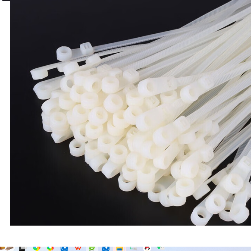 冰禹 BYyc-17 国标自锁式尼龙扎带 固定塑料扣扎带线 多功能绑带 3*200mm (500条)