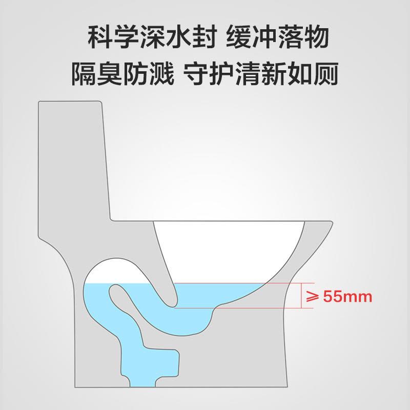九牧卫浴小户型马桶新款喷射虹吸式防臭低音大冲力连体式家用普通陶瓷[马桶11388+淋浴器36362]图片