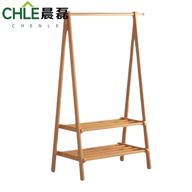 晨磊 衣帽架 80*46*145cm(双层) 个高清大图