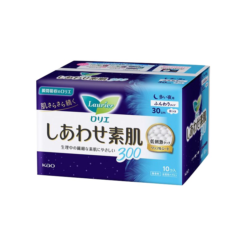 花王乐而雅夜用卫生巾F 30cm*10片高清大图