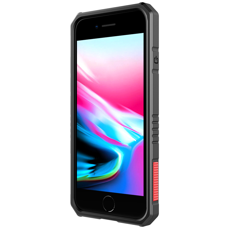 HIGE/iPhone8手机壳 苹果8 Plus保护套悍将系列铠甲手机壳/保护套 适用于苹果8plus 橙色-5.5英寸