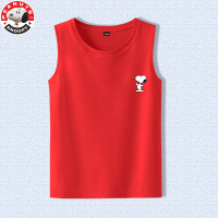 史努比(SNOOPY)儿童夏季跨栏背心男女童卡通印花背心TBX1